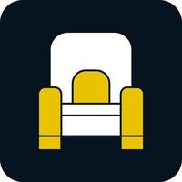 Armchair Vector Icon Design