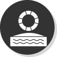 Lifebuoy Vector Icon Design