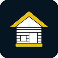 Cabin Vector Icon Design