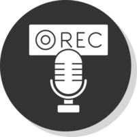 Recording Vector Icon Design