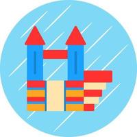 Bouncy Castle Vector Icon Design