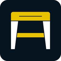 Stool f Vector Icon Design