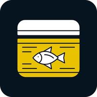 Tuna Can Vector Icon Design