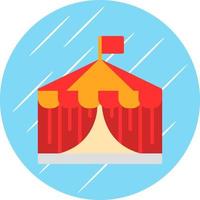 diseño de icono de vector de carpa de circo