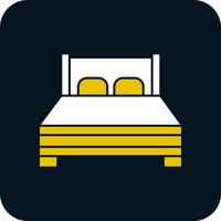 Bed Vector Icon Design