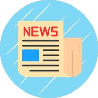 News Paper Vector Icon Design