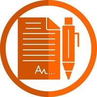 Agreement Vector Icon Design