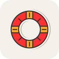 Lifebuoy Vector Icon Design