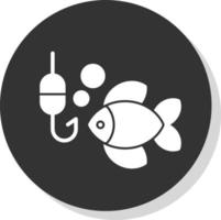 diseño de icono de vector de pesca