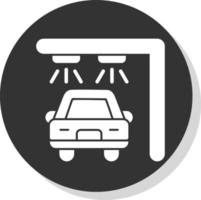 Car Wash Vector Icon Design