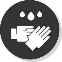 Hand Washing Vector Icon Design