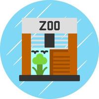 diseño de icono de vector de zoológico