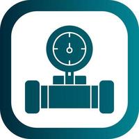 Water Meter Vector Icon Design