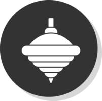 Top Spin Vector Icon Design