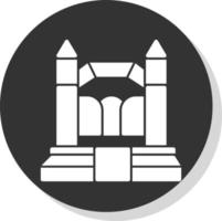 Bouncy Castle Vector Icon Design