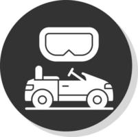 diseño de icono de vector de paseo vr