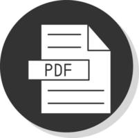 diseño de icono de vector de pdf