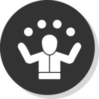 Juggling Vector Icon Design