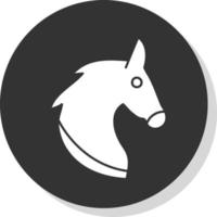 diseño de icono de vector de caballo