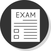 diseño de icono de vector de examen