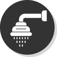 Shower Head Vector Icon Design