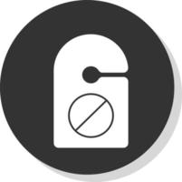 Do Not Disturb Vector Icon Design