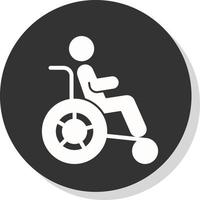 Disability Vector Icon Design