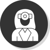 Ophthalmologist Vector Icon Design