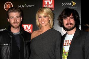 Jon Foster Jenna Elfman  Nicolas Wrightarriving at the TV Guide Hot List Party 2009SLS HotelLos Angeles  CANovember 10 20092009 photo