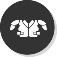 Shoulder Pads Vector Icon Design