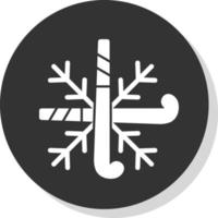 Snowflake Vector Icon Design