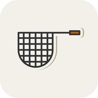 Fishing Net Vector Icon Design