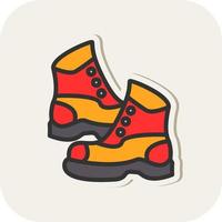 Boots Vector Icon Design