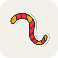 Worms Vector Icon Design