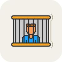 Prisoner Vector Icon Design