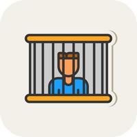 Prisoner Vector Icon Design