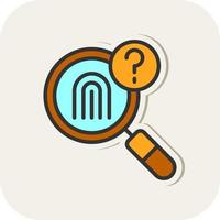 Evidence Vector Icon Design