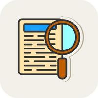 Evidence Vector Icon Design