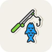 Fishing Vector Icon Design