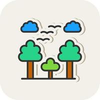 Forest Vector Icon Design