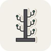 Coat Stand Vector Icon Design