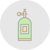 Oxygen Tank Vector Icon Design