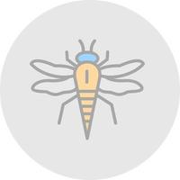 Dragonfly Vector Icon Design