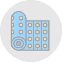 Sleeping Mat Vector Icon Design