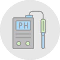 diseño de icono de vector de ph