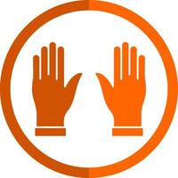 Hands Up Vector Icon Design