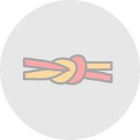 Reef Knot Vector Icon Design