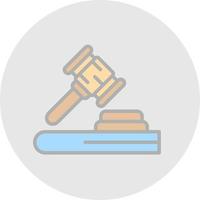 Law Vector Icon Design