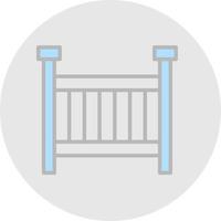 Crib Vector Icon Design