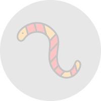 Worms Vector Icon Design